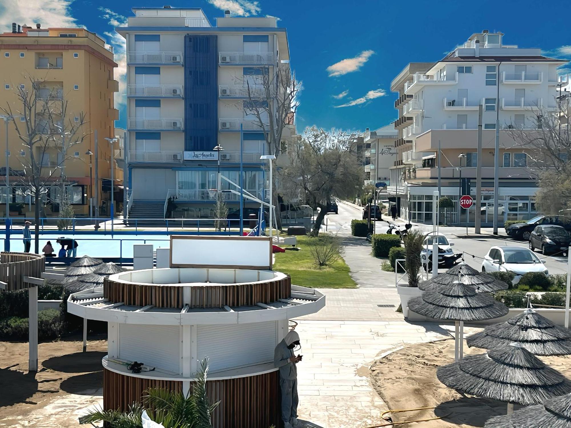 Hotel Los Angeles - Fronte Mare Riccione Exteriér fotografie